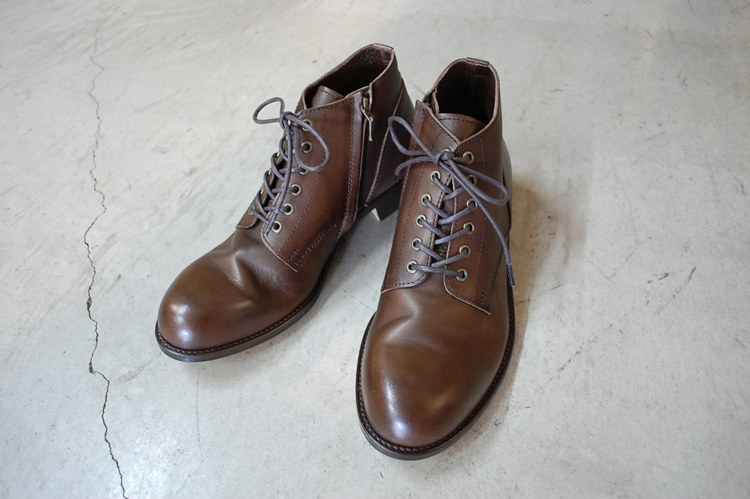 PADRONE パドローネ PU7358-1205-13D CHUKKA BOOTS with SIDE ZIP ...