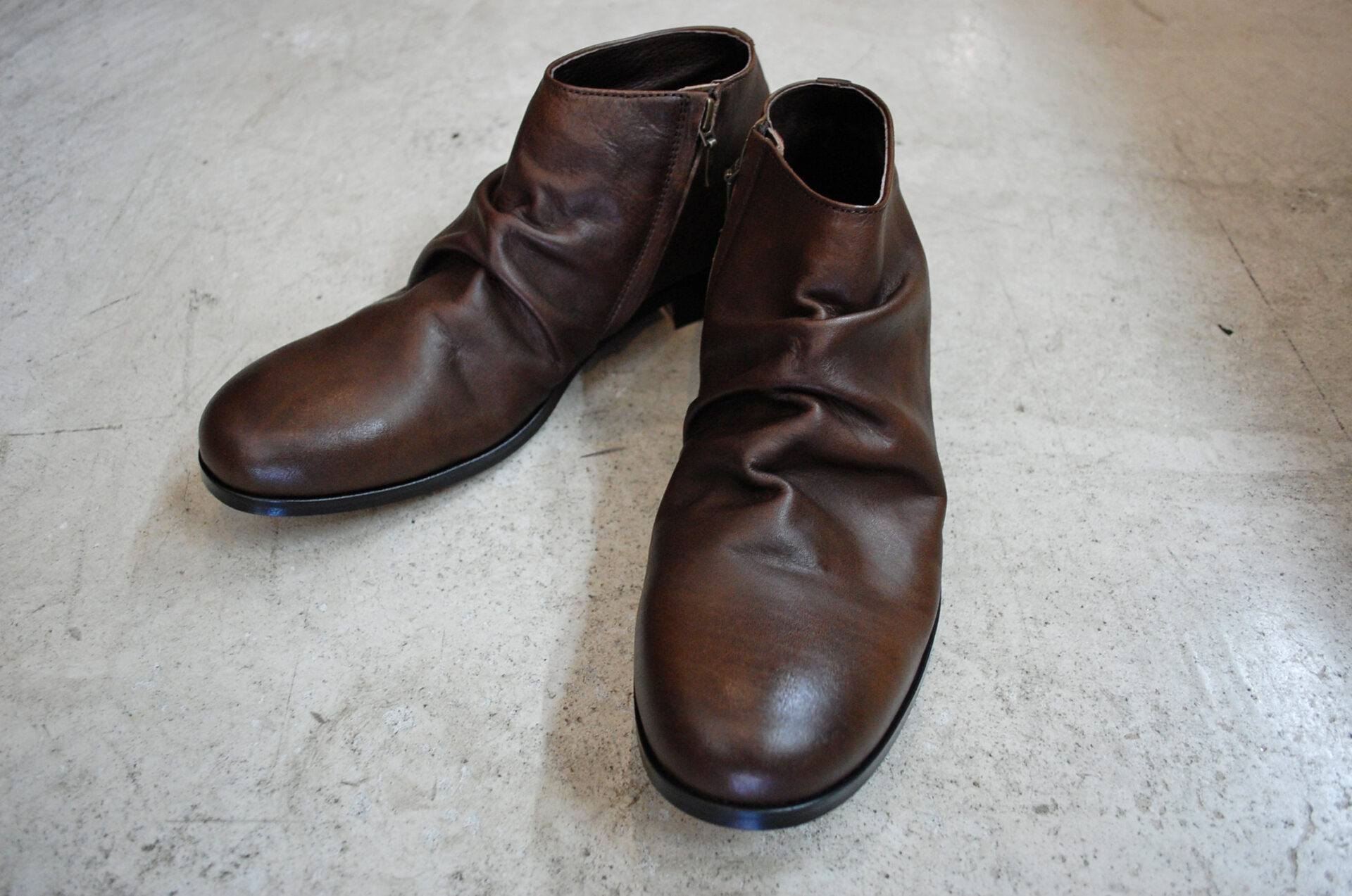 PADRONE(パドローネ) SHORT SIDE ZIP BOOTS / TRACY | circle AOMORI