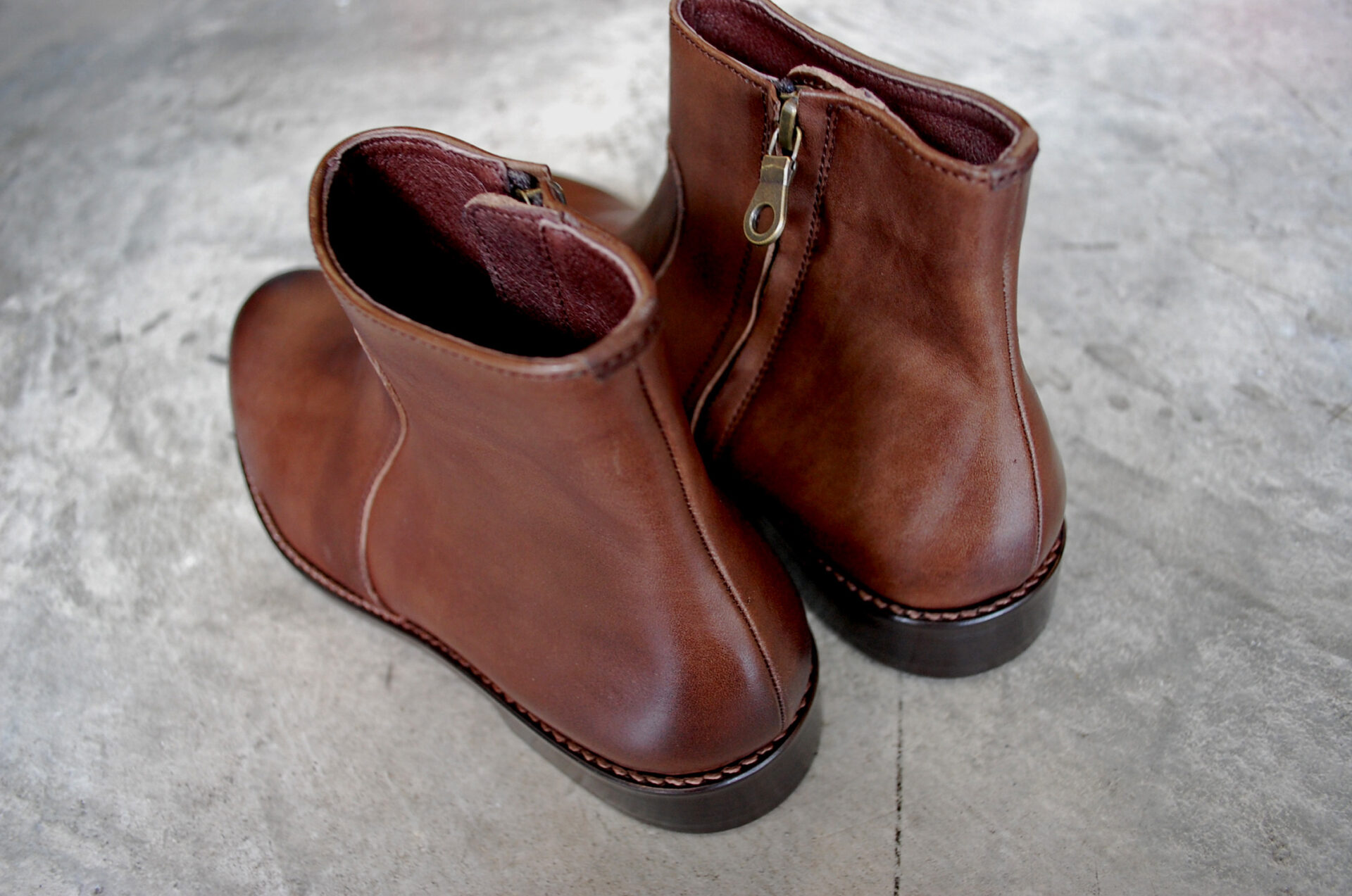 PADRONE RAUL ブーツ 40 deep brown パドローネ ラウル - 靴