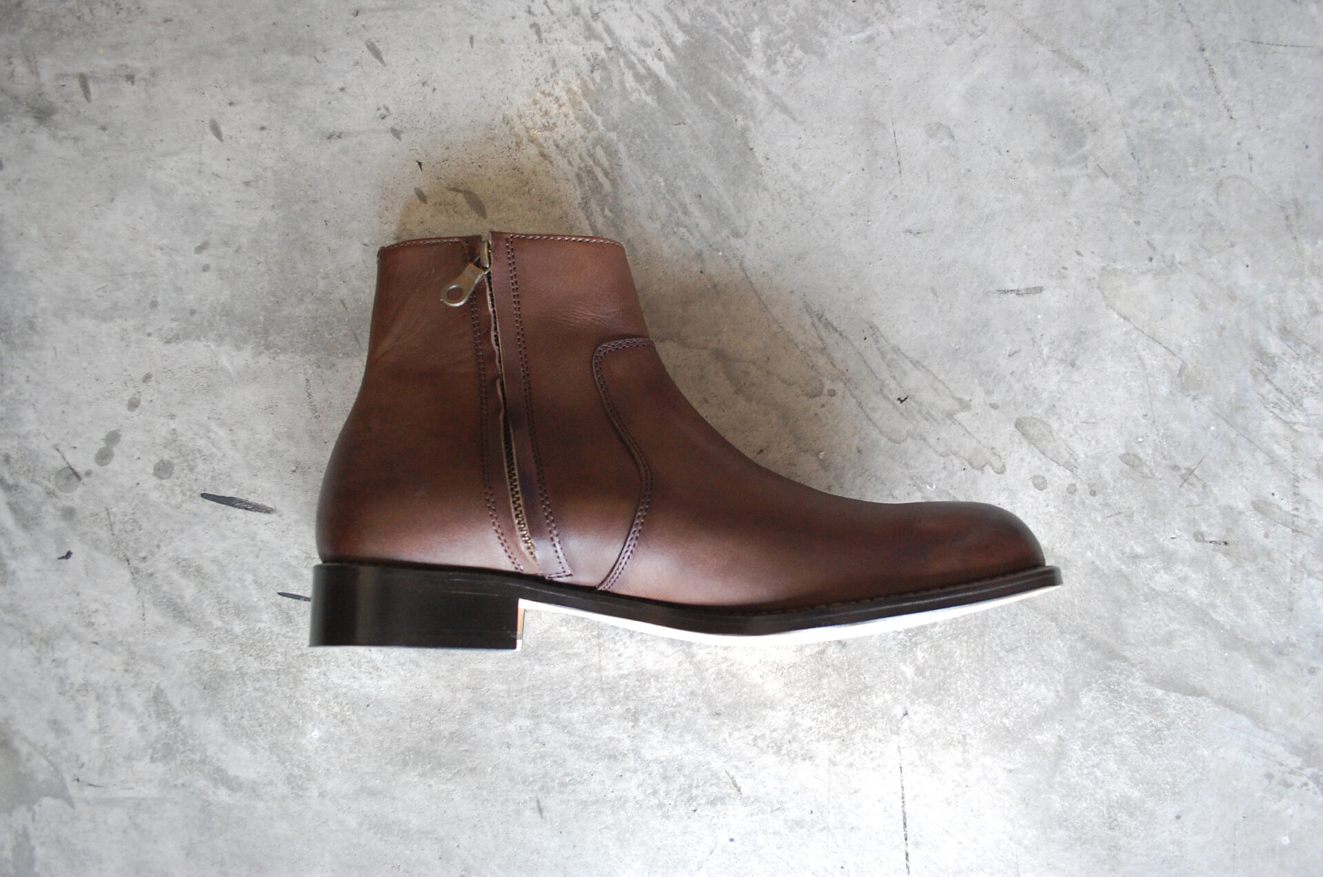 PADRONE RAUL ブーツ 40 deep brown パドローネ ラウル - 靴