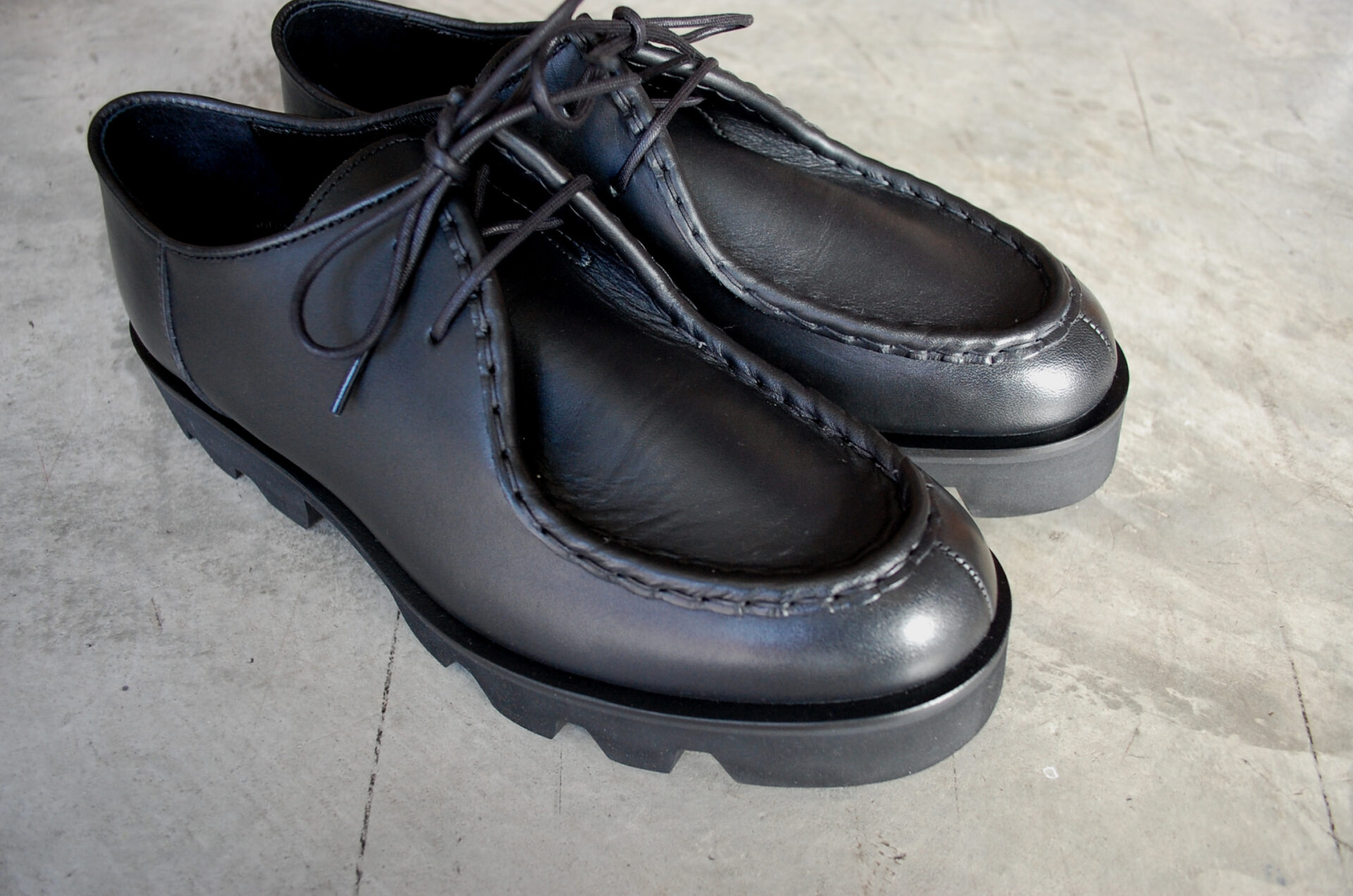 PADRONE パドローネ PU8759-2402-22A TYROLEAN SHOES with Chunky Sole