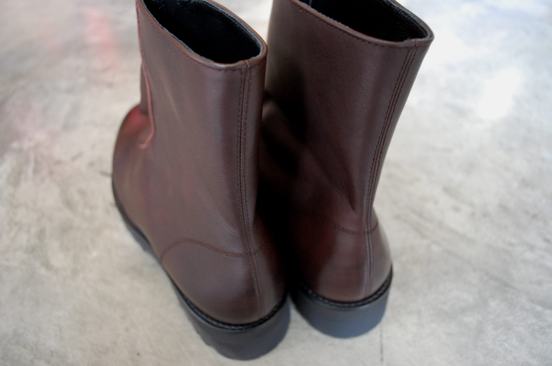 PADRONE パドローネ PU8054-1142-22C CENTER ZIP BOOTS(WATER PROOF