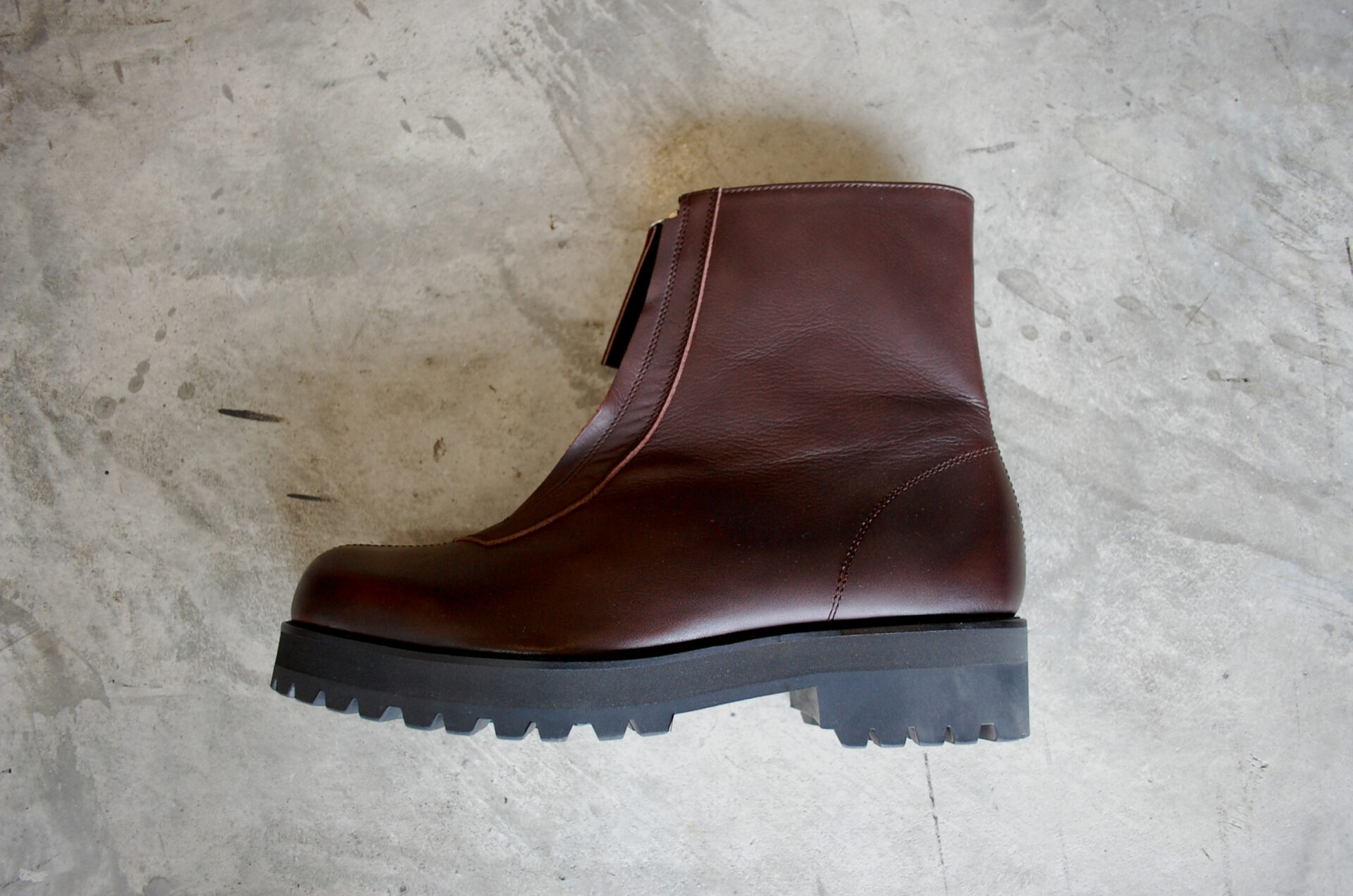 PADRONE パドローネ PU8054-1142-22C CENTER ZIP BOOTS(WATER PROOF