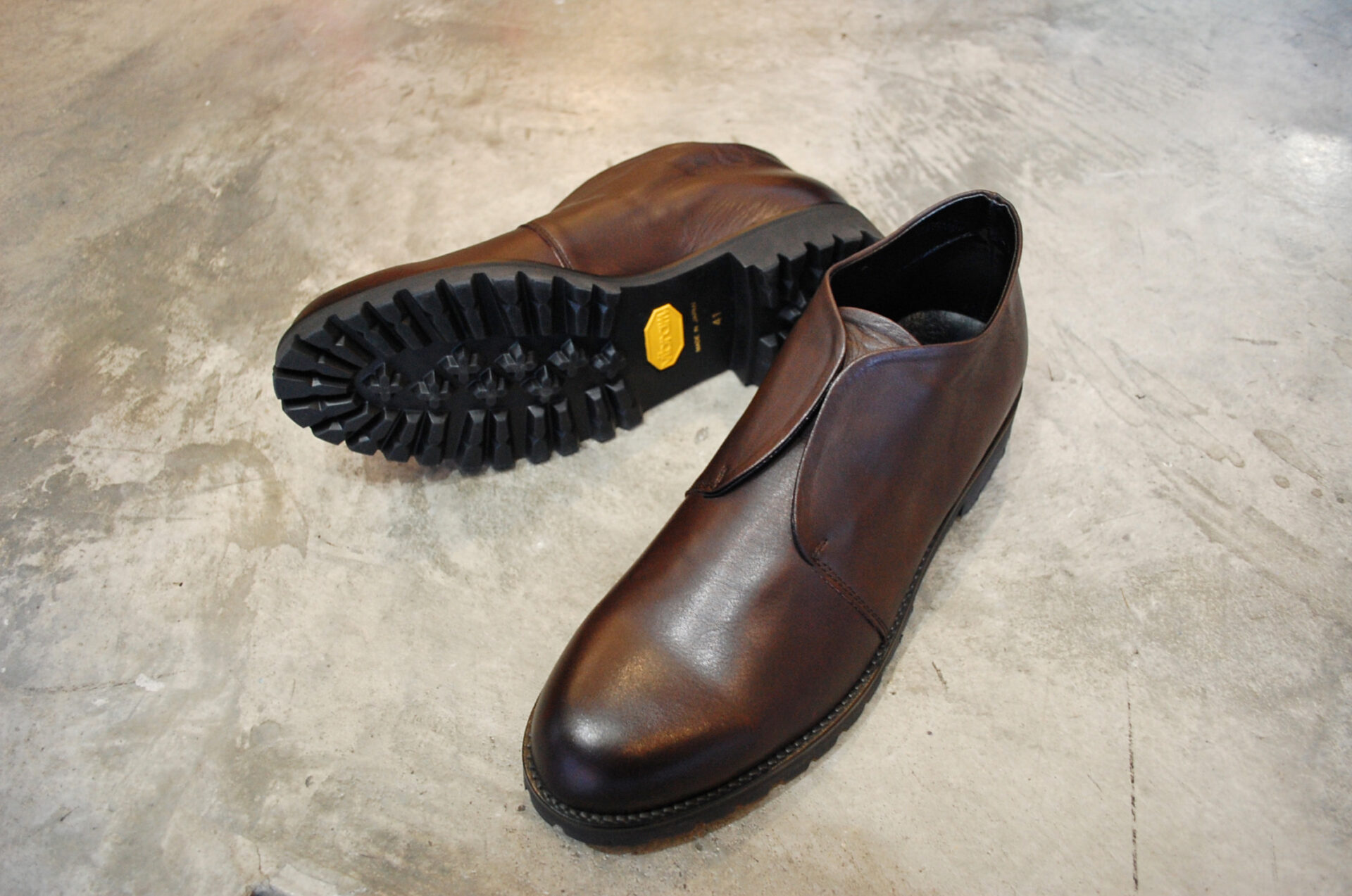 PADRONE パドローネ ブーツ ダービー ビブラムソール 27.0cm-eastgate.mk