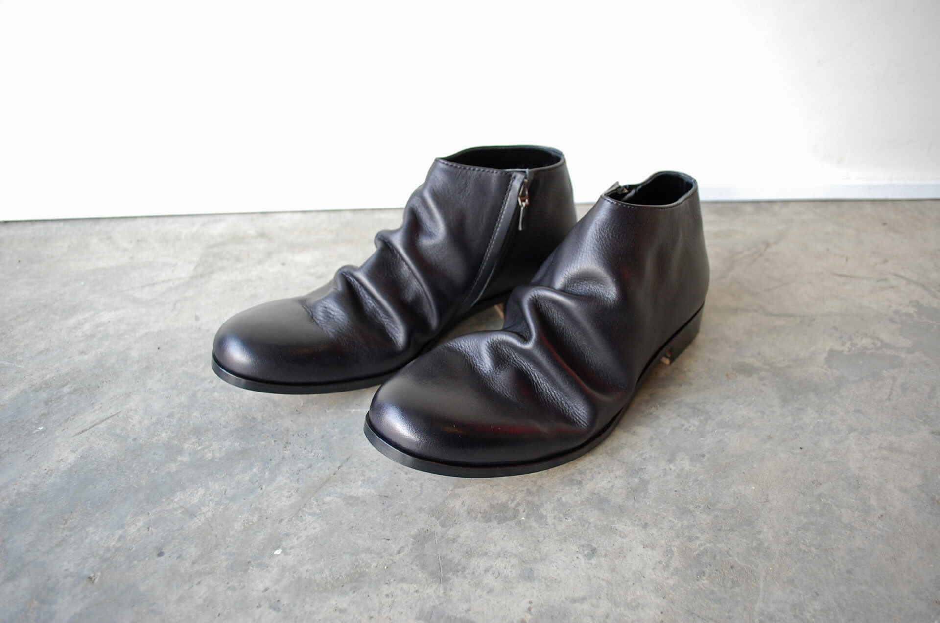 パドローネ PADRONE SIDE ZIP SHORT BOOTS | nate-hospital.com